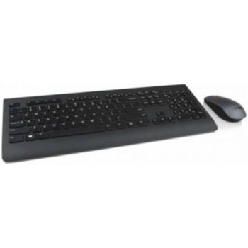 Lenovo UltraSlim Plus Wireless Keyboard And Mouse (English/Arabic), Black