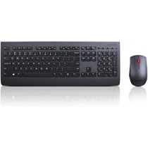 Lenovo UltraSlim Plus Wireless Keyboard And Mouse (English/Arabic), Black