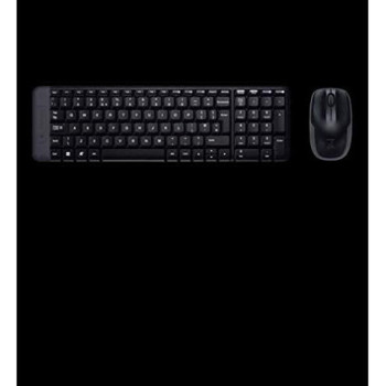 Logitech Wireless Mk220 Keyboard And Mouse Combo, Black