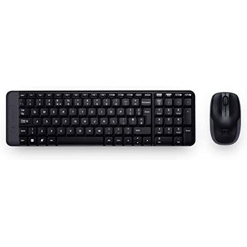 Logitech Wireless Mk220 Keyboard And Mouse Combo, Black