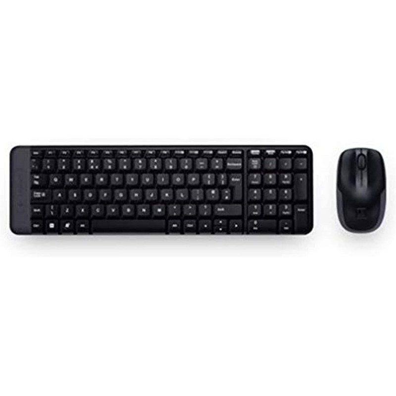 Logitech Wireless Mk220 Keyboard And Mouse Combo, Black
