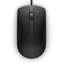 Dell MS116 Mouse Optical 2 Buttons Wired, USB Retail For Inspiron 17R 57XX, 17R 7720, Latitude D630, Optiplex 50XX, 5250, 90XX, XPS One 27XX, Black