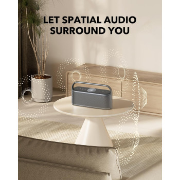 Soundcore Motion X600 Portable Bluetooth Speaker With Wireless Hi-Res Spatial Audio, Black