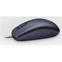 Logitech M90 USB Wired Mouse, Black, m-u0026