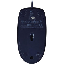 Logitech M90 USB Wired Mouse, Black, m-u0026