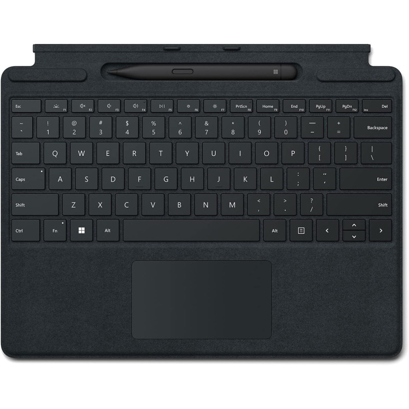 Microsoft Surface Pro Signature Keyboard With Slim Pen 2, Black