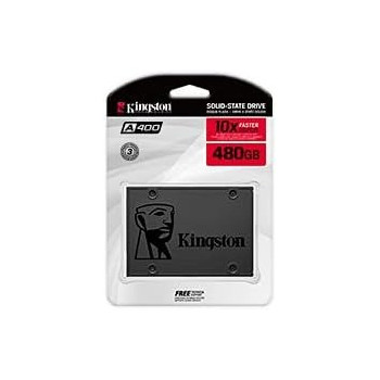 Kingston 480GB A400 SATA3 2.5 Inch, Internal SSD Upto 500MB/s Read, 450MB/s Write