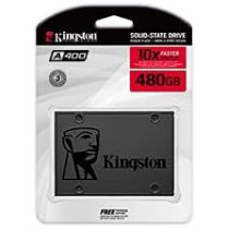 Kingston 480GB A400 SATA3 2.5 Inch, Internal SSD Upto 500MB/s Read, 450MB/s Write
