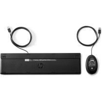 HP 320MK Wired Desktop Mouse and Keyboard Combo, 9SR36AA, Black