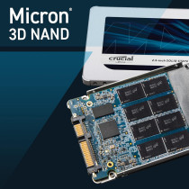 Crucial CT500MX500SSD1 MX500 500GB 3D NAND SATA 2.5 Inch Internal SSD, Metal
