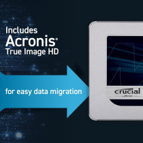 Crucial CT500MX500SSD1 MX500 500GB 3D NAND SATA 2.5 Inch Internal SSD, Metal