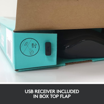 Logitech MK270 Wireless Keyboard and Mouse Combo, Keyboard And Mouse Included, Black