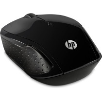 HP 200, 2.4 GHz USB Wireless Mouse With Red LED 1000 DPI Optical Sensor, Black