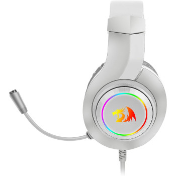Redragon Hylas RGB Wired Gaming Headset with Microphone, H260, White