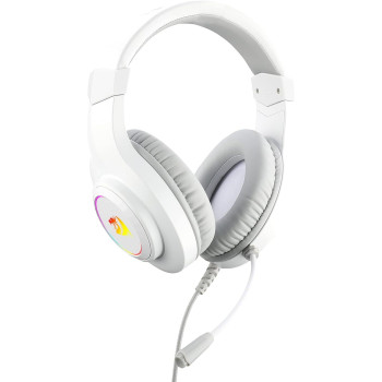 Redragon Hylas RGB Wired Gaming Headset with Microphone, H260, White