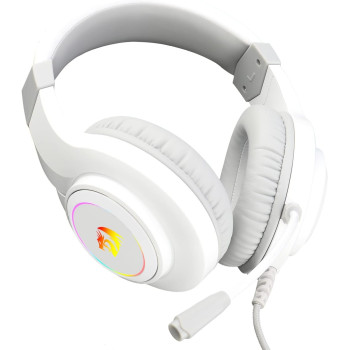 Redragon Hylas RGB Wired Gaming Headset with Microphone, H260, White