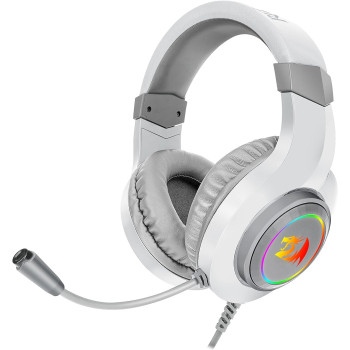 Redragon Hylas RGB Wired Gaming Headset with Microphone, H260, White