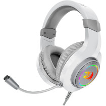 Redragon Hylas RGB Wired Gaming Headset with Microphone, H260, White