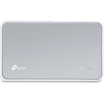 TP-Link 8 Port 10/100Mbps Fast Ethernet Switch Desktop Ethernet Splitter Ethernet Hub, Plug And Play, Fanless Quiet, Desktop Design, Green Technology Unmanaged (TL-SF1008D), White