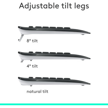 Logitech MK540 Wireless Keyboard and Mouse Combo for Windows, 2.4 GHz Wireless with Unifying USB-Receiver, Wireless Mouse, Multimedia Hot Keys, PC/Laptop, Black