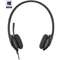 Logitech H340 Wired Headset, Stereo Headphones With Noise-Cancelling Microphone, Usb, Pc/Mac/Laptop, Black