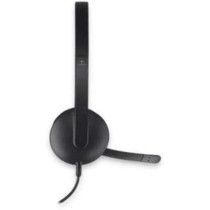 Logitech H340 Wired Headset, Stereo Headphones With Noise-Cancelling Microphone, Usb, Pc/Mac/Laptop, Black