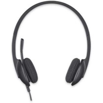 Logitech H340 Wired Headset, Stereo Headphones With Noise-Cancelling Microphone, Usb, Pc/Mac/Laptop, Black