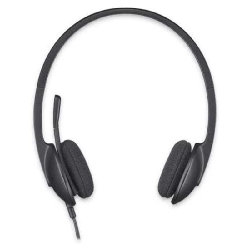 Logitech H340 Wired Headset, Stereo Headphones With Noise-Cancelling Microphone, Usb, Pc/Mac/Laptop, Black