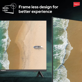 Impex 32 Inch HD Smart LED TV - Android 9.0, Quad-Core Processor, E-Share, A+ Grade Panel, 2-Year Warranty, HDMI, USB, WiFi, Wall Mount, Super Slim - Multilingual OSD, HD Ready, Energy Saving - Gloria 32 Smart