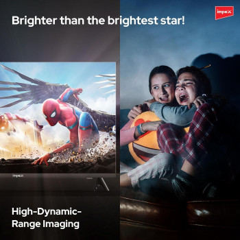 Impex 32 Inch HD Smart LED TV - Android 9.0, Quad-Core Processor, E-Share, A+ Grade Panel, 2-Year Warranty, HDMI, USB, WiFi, Wall Mount, Super Slim - Multilingual OSD, HD Ready, Energy Saving - Gloria 32 Smart