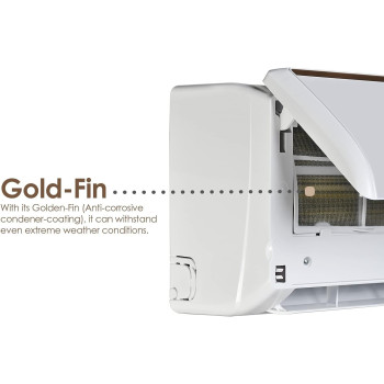 Super General 2 Ton Split Air Conditioner, 24000 BTU, Rotary Compressor, Auto Restart, Gold Fin, 4-Way Swing, SGS-249-KE, White, 109.6 X 39 X 31.2 Cm, 1 Year Warranty