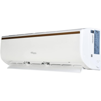 Super General 2 Ton Split Air Conditioner, 24000 BTU, Rotary Compressor, Auto Restart, Gold Fin, 4-Way Swing, SGS-249-KE, White, 109.6 X 39 X 31.2 Cm, 1 Year Warranty