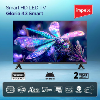 Impex 43 Inch Full HD Smart LED TV - GLORIA 43 SMART