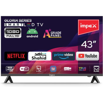 Impex 43 Inch Full HD Smart LED TV - GLORIA 43 SMART