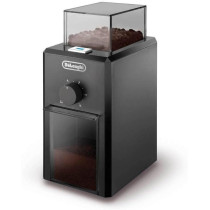 DeLonghi Electric Coffee Grinder With Fineness Selector, Burr Grinding System, 12 Cups Capacity, 79 Kg, Black, 1 Year Warranty