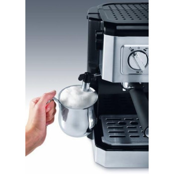 DeLonghi Combi Espresso And Filter Coffee Machine, BCO420, Silver, 1 Year Warranty