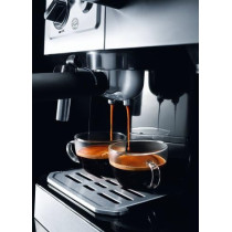 DeLonghi Combi Espresso And Filter Coffee Machine, BCO420, Silver, 1 Year Warranty