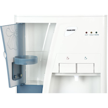 Nikai Water Dispenser Hot And Cold-Water Option With Cabinet, Stainless Steel Tank, Compressor Cooling, Anti-Spill System, CFC-Free, Low Noise Design, Single Tap Design, Anti-Bacterial, NWD1208C1, 1 Year Warranty