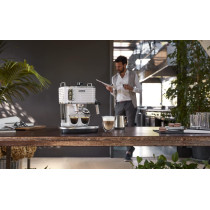 DeLonghi Scultura Pump Espresso Coffee Machine, White, ECZ351.W, 1 Year Warranty