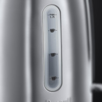 Russell Hobbs Snowdon Kettle, 1.7L, 3000W, Stainless Steel, Rapid Boil, Perfect Pour, Auto Shut-Off, Cordless, Silver, 1 Year Warranty