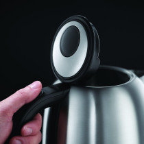 Russell Hobbs Snowdon Kettle, 1.7L, 3000W, Stainless Steel, Rapid Boil, Perfect Pour, Auto Shut-Off, Cordless, Silver, 1 Year Warranty
