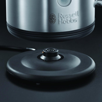 Russell Hobbs Snowdon Kettle, 1.7L, 3000W, Stainless Steel, Rapid Boil, Perfect Pour, Auto Shut-Off, Cordless, Silver, 1 Year Warranty