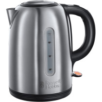 Russell Hobbs Snowdon Kettle, 1.7L, 3000W, Stainless Steel, Rapid Boil, Perfect Pour, Auto Shut-Off, Cordless, Silver, 1 Year Warranty