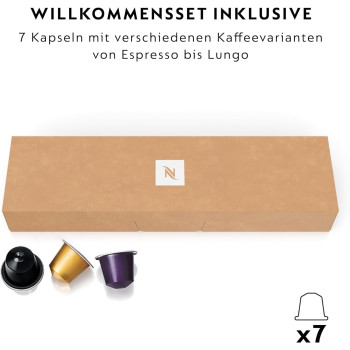 NESPRESSO Inissia Black Coffee Machine – International Version