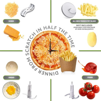 Braun Food Processor, 600 Watts, Ultra Quiet Powerful Motor, 15 Speed Settings, 2L Capacity, Dough Tool, Mini Chopper, Includes 7 Attachment Blades And Chopper/Citrus Juicer FP 3020, White, 1 Year Warranty