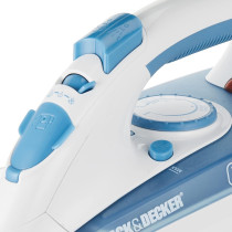Black And Decker Steam Iron, 2200W, Blue, Model X2000-B5, 1 Year Warranty