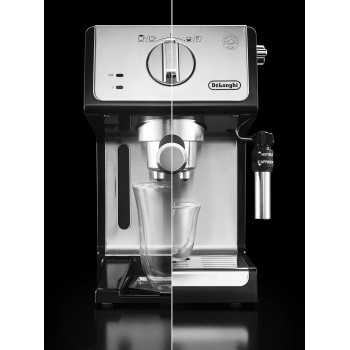 DeLonghi Traditional Barista Pump Espresso Machine, Coffee And Cappuccino Maker, Black, ECP35.31, 1 Year Warranty