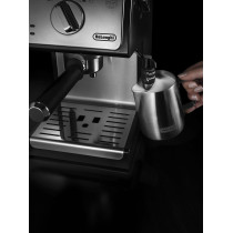 DeLonghi Traditional Barista Pump Espresso Machine, Coffee And Cappuccino Maker, Black, ECP35.31, 1 Year Warranty