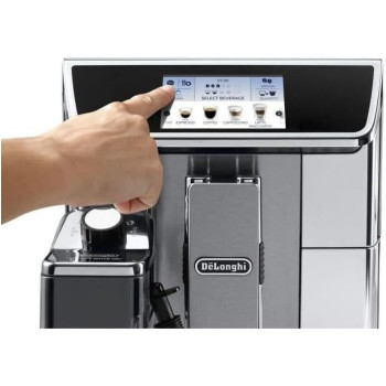DeLonghi Primadonna Elite Fully Automatic Coffee Machine, Silver, E650.75, 1 Year Warranty