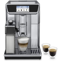 DeLonghi Primadonna Elite Fully Automatic Coffee Machine, Silver, E650.75, 1 Year Warranty